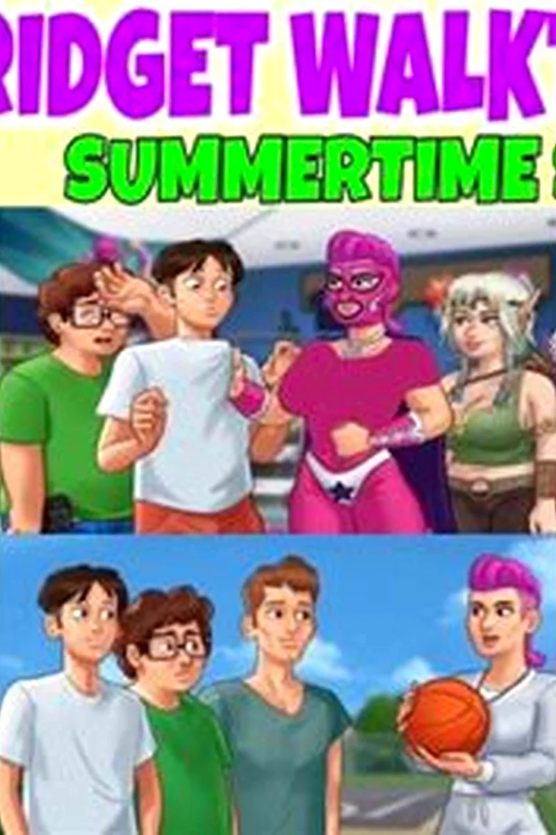Coach Bridget character — Summertime Saga gym coach