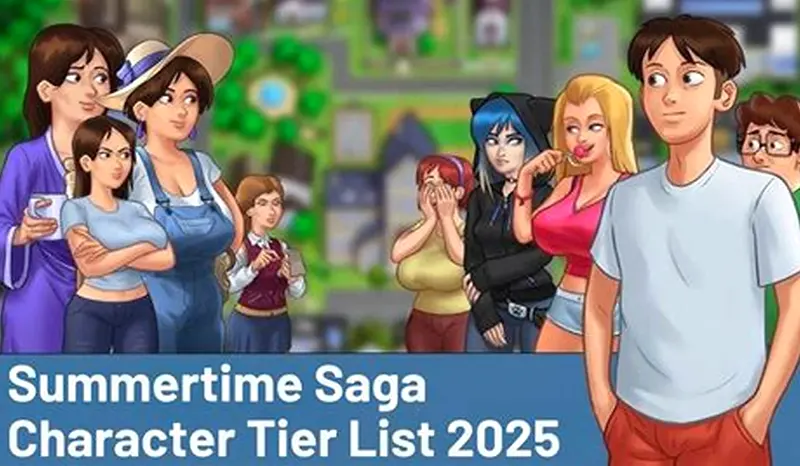 Summertime Saga character cast lineup